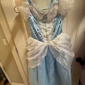 Disney Blue and White Princess Dress for Kids